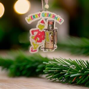 Mini Alcohol bottle Christmas Ornament